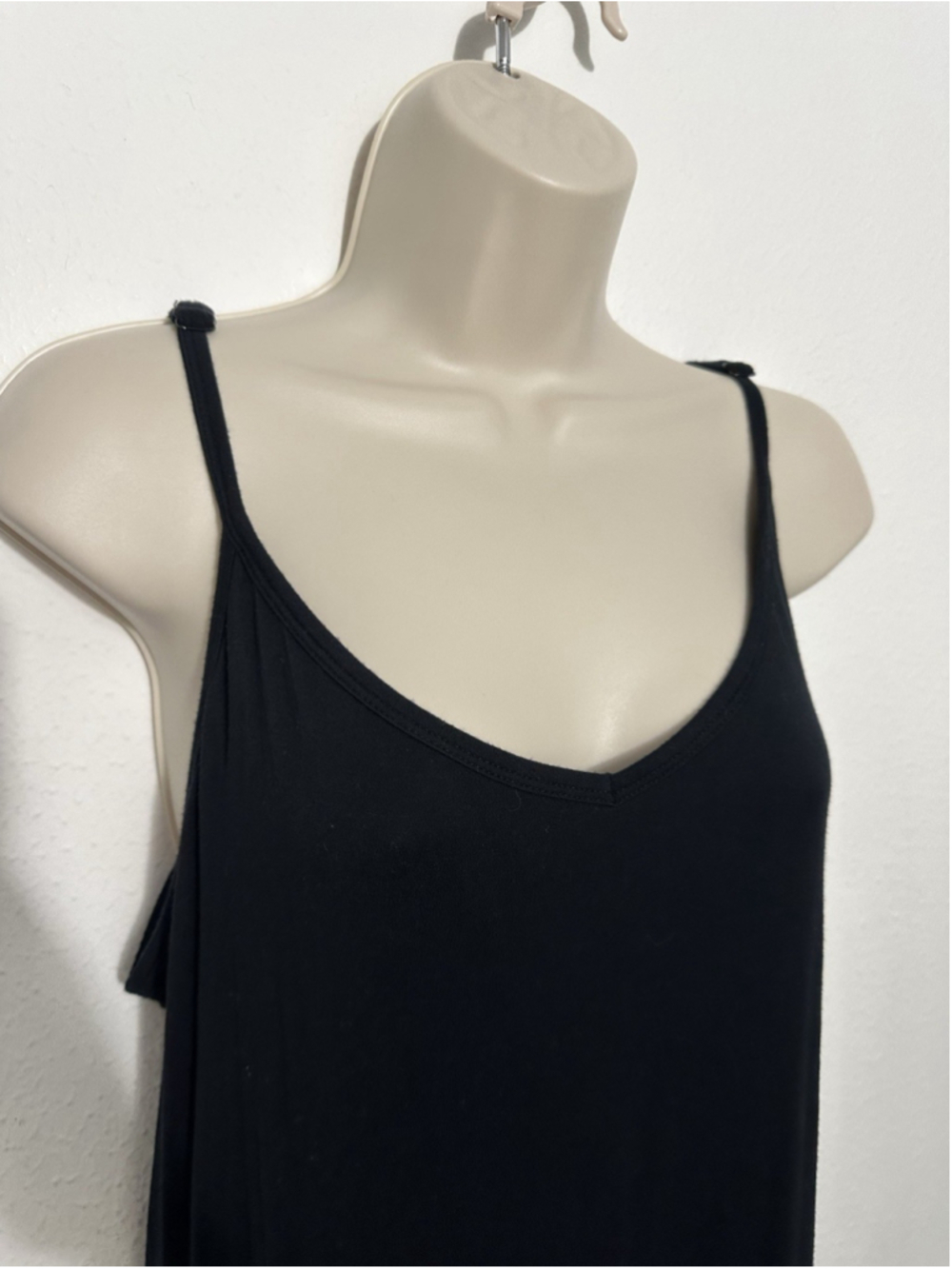 Soft Surroundings Sleeveless Maxi Dress Large Black Beachy Bohemian Summer - Picture 6 of 9